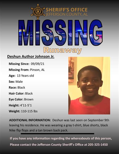 12-year-old Jefferson County boy reported missing